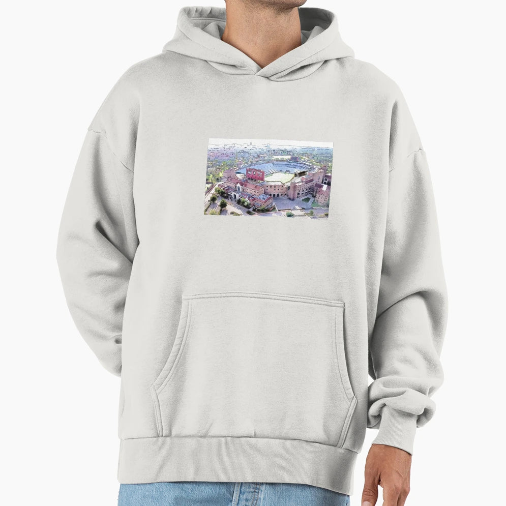 Aerial Doak Campbell Stadium Hoodie - Novelty Apparel Men Women - T-Shirt, Sweatshirt, Hoodie