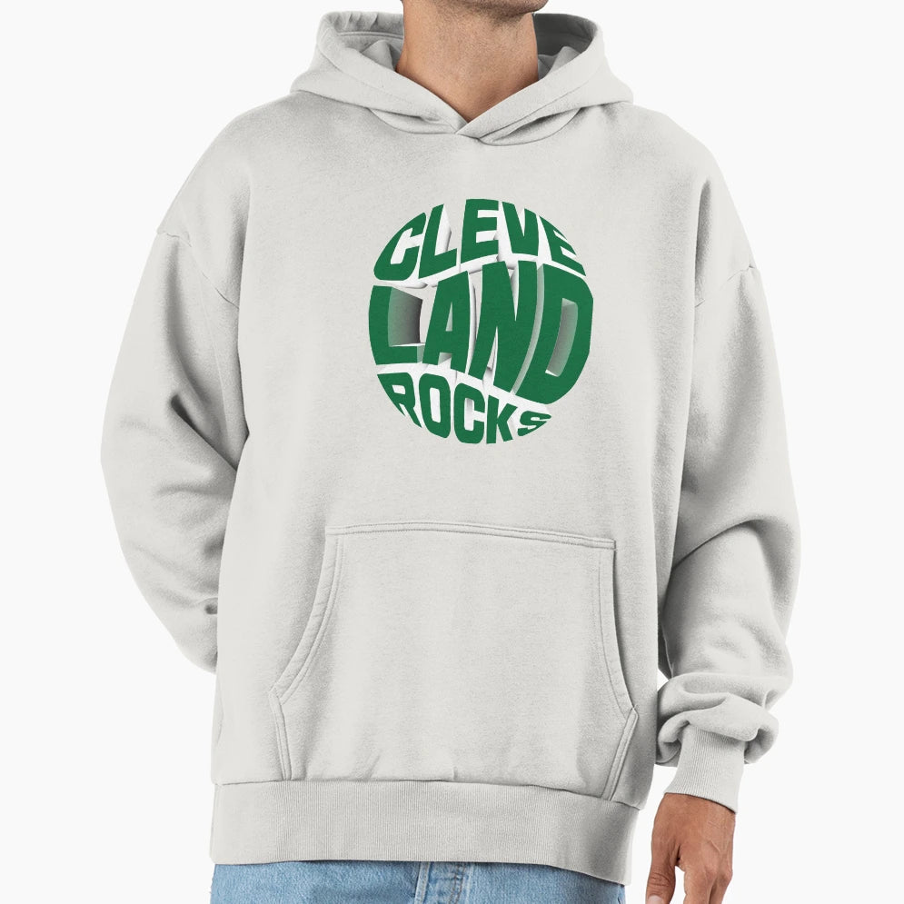 Cleveland Rocks Hoodie - Graphic Print Unisex - T-Shirt, Sweatshirt, Hoodie