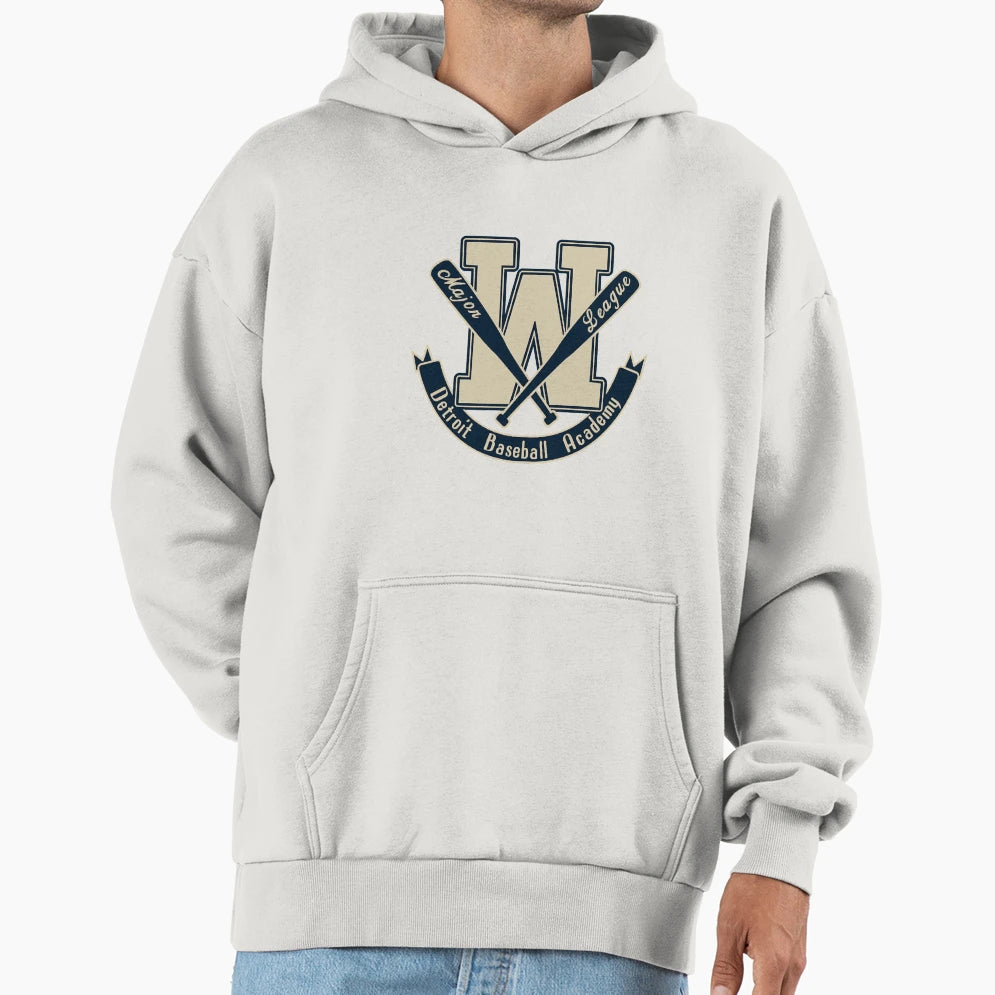 Baseball Hoodie - Minimalist Print Men Women - T-Shirt, Sweatshirt, Hoodie