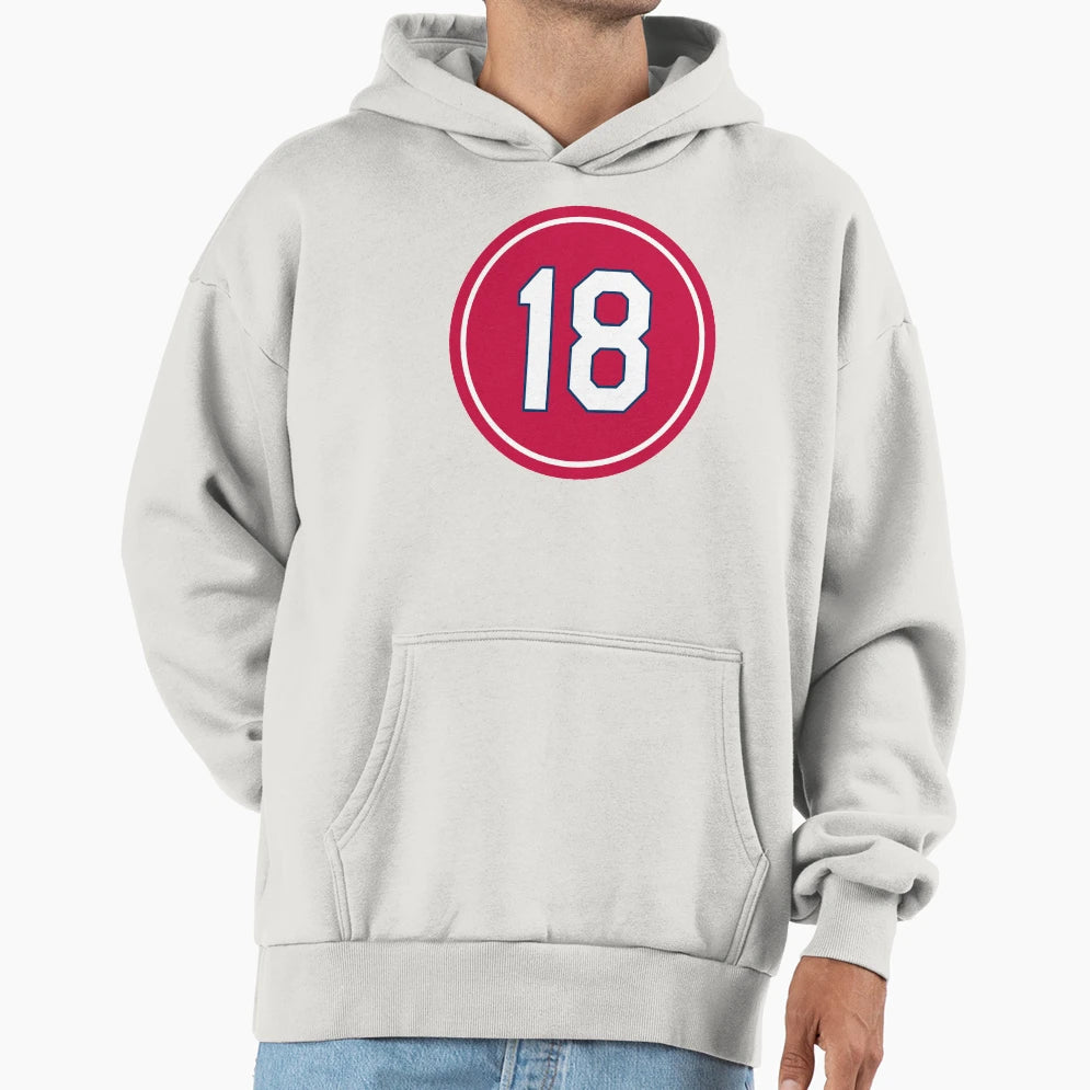Carlos Martinez 18 Jersey Number Hoodie - Fun Novelty Design Unisex - T-Shirt, Sweatshirt, Hoodie
