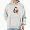 Baseball Penguin Hoodie - Minimalist Print Unisex - T-Shirt, Sweatshirt, Hoodie