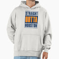 Straight Out Houston Baseball Hoodie - Graphic Print Unisex - T-Shirt, Sweatshirt, Hoodie