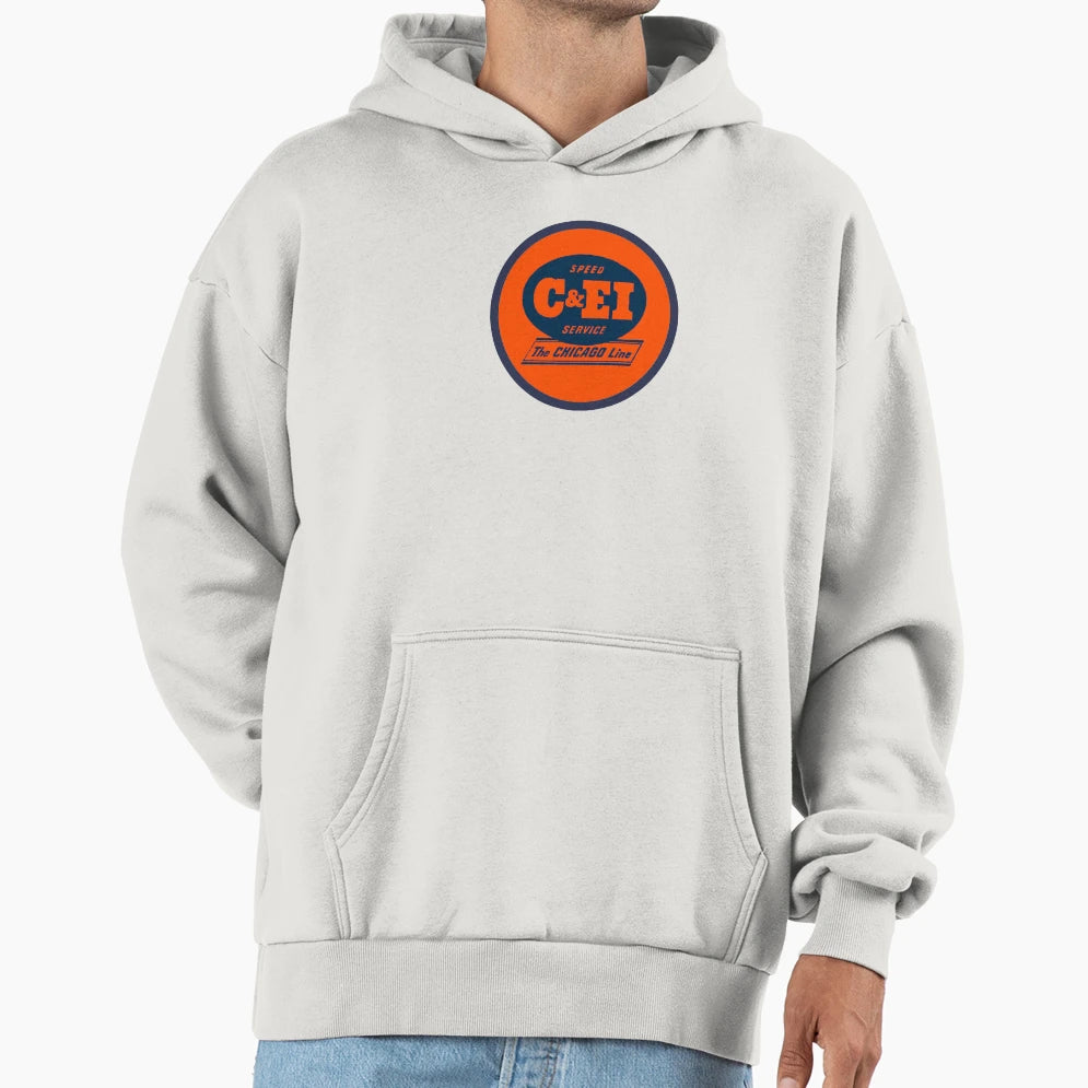 Chicago And Eastern Illinois Railway Hoodie - Fun Novelty Design Unisex - T-Shirt, Sweatshirt, Hoodie