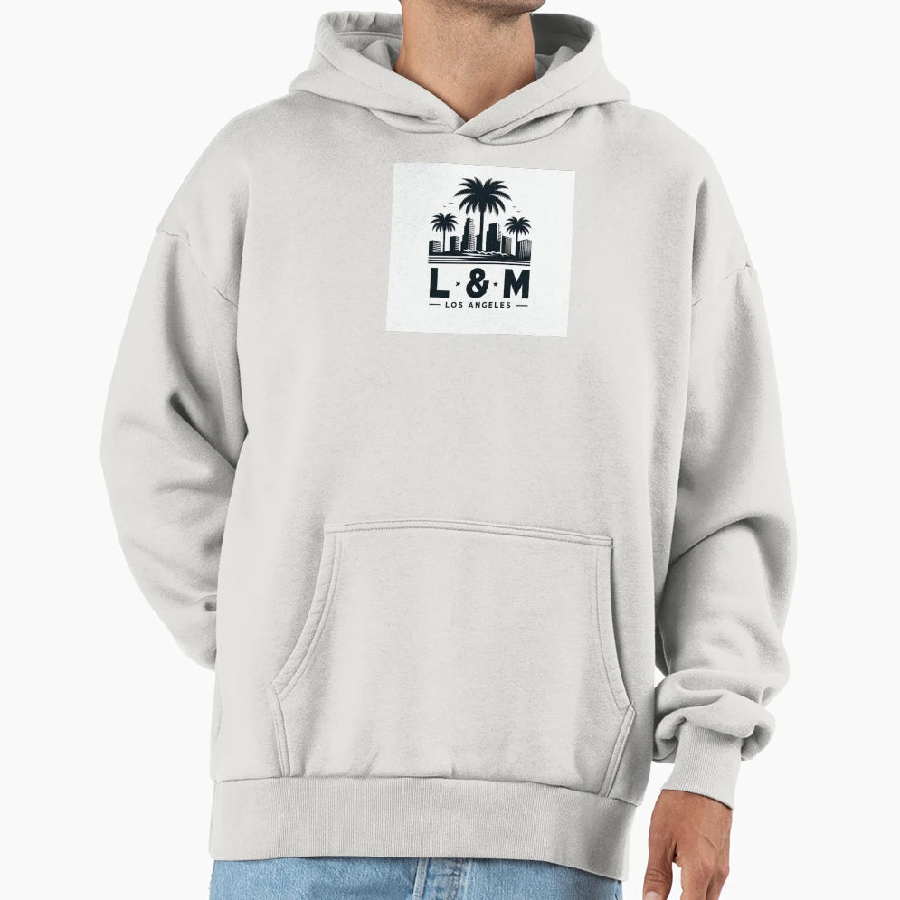 L M Los Angeles Hoodie - Unique Graphic Unisex - T-Shirt, Sweatshirt, Hoodie