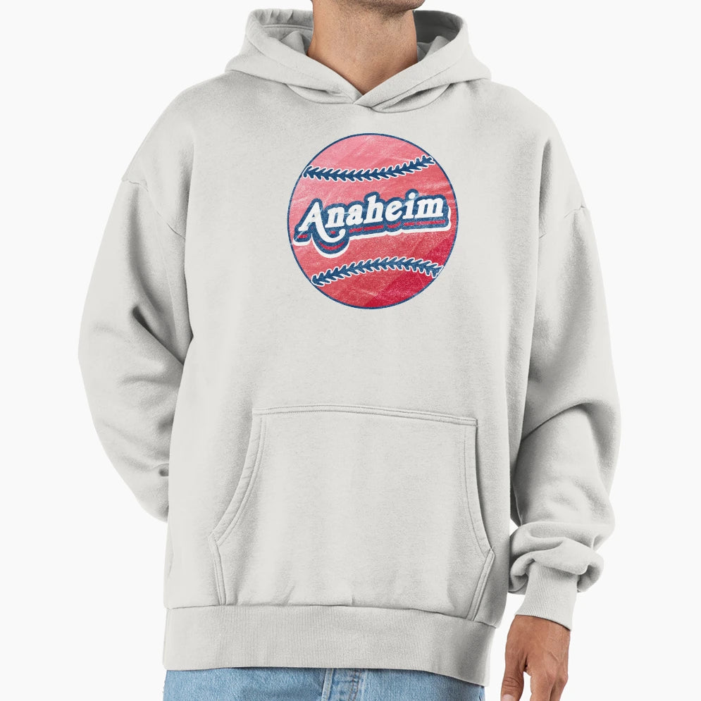 Anaheim Baseball Hoodie - Aesthetic Graphic Unisex - T-Shirt, Sweatshirt, Hoodie