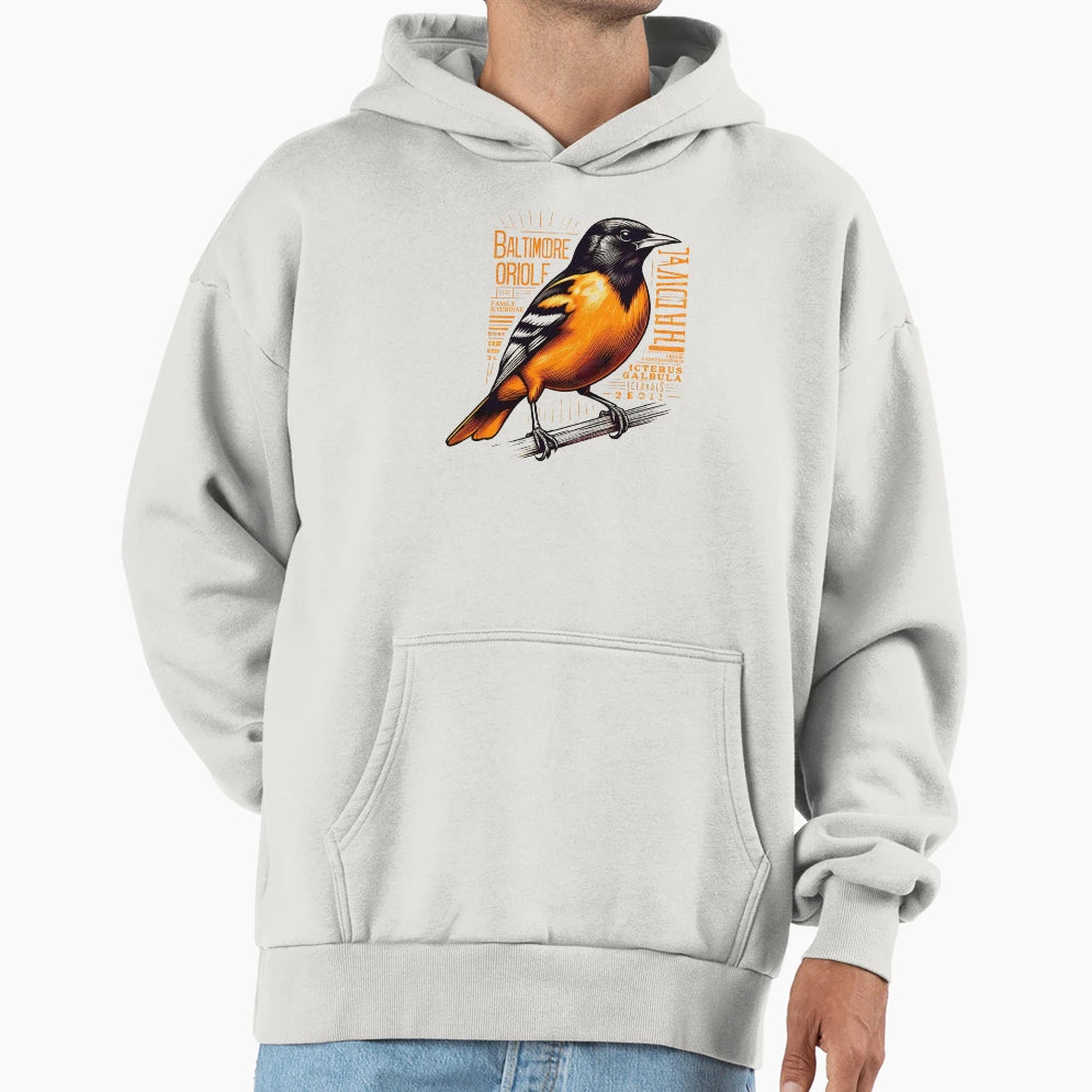 Baltimore Oriole 5 Hoodie - Unique Graphic for Adults - T-Shirt, Sweatshirt, Hoodie