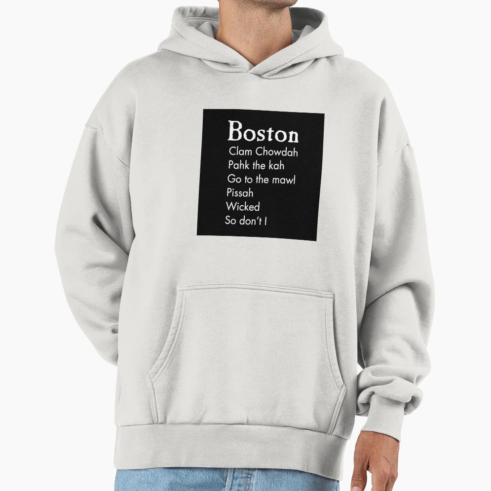 Boston Hoodie - Graphic Print for Adults - T-Shirt, Sweatshirt, Hoodie