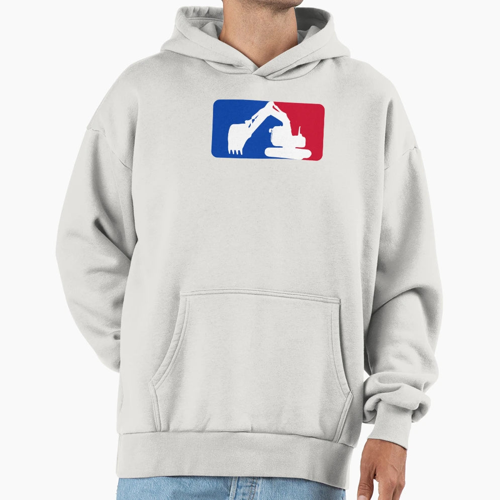 Excavator League 2 Hoodie - Graphic Print Unisex - T-Shirt, Sweatshirt, Hoodie