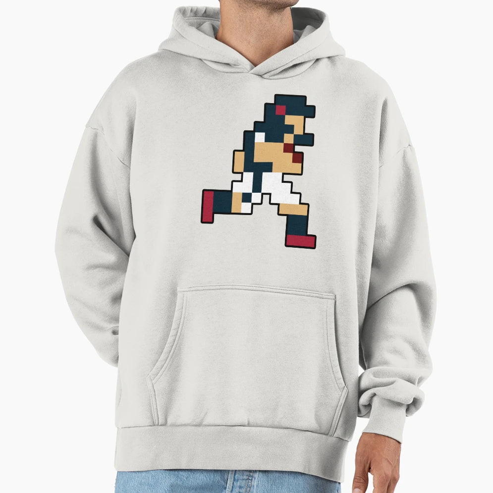 8 Bit Houston Pixel Football Player Hoodie - Fun Novelty Design Men Women - T-Shirt, Sweatshirt, Hoodie