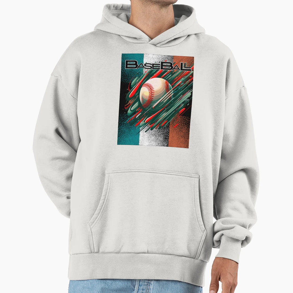 Baseball Hoodie - Streetwear Style Unisex - T-Shirt, Sweatshirt, Hoodie