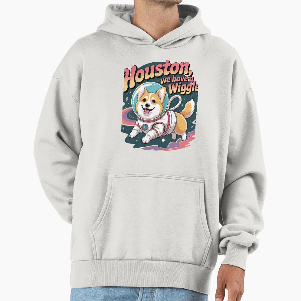 Houston We Have Wiggle Hoodie - Trendy Graphic for Adults - T-Shirt, Sweatshirt, Hoodie