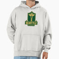 Seattle Space Needle Gold Hoodie - Novelty Apparel Unisex - T-Shirt, Sweatshirt, Hoodie