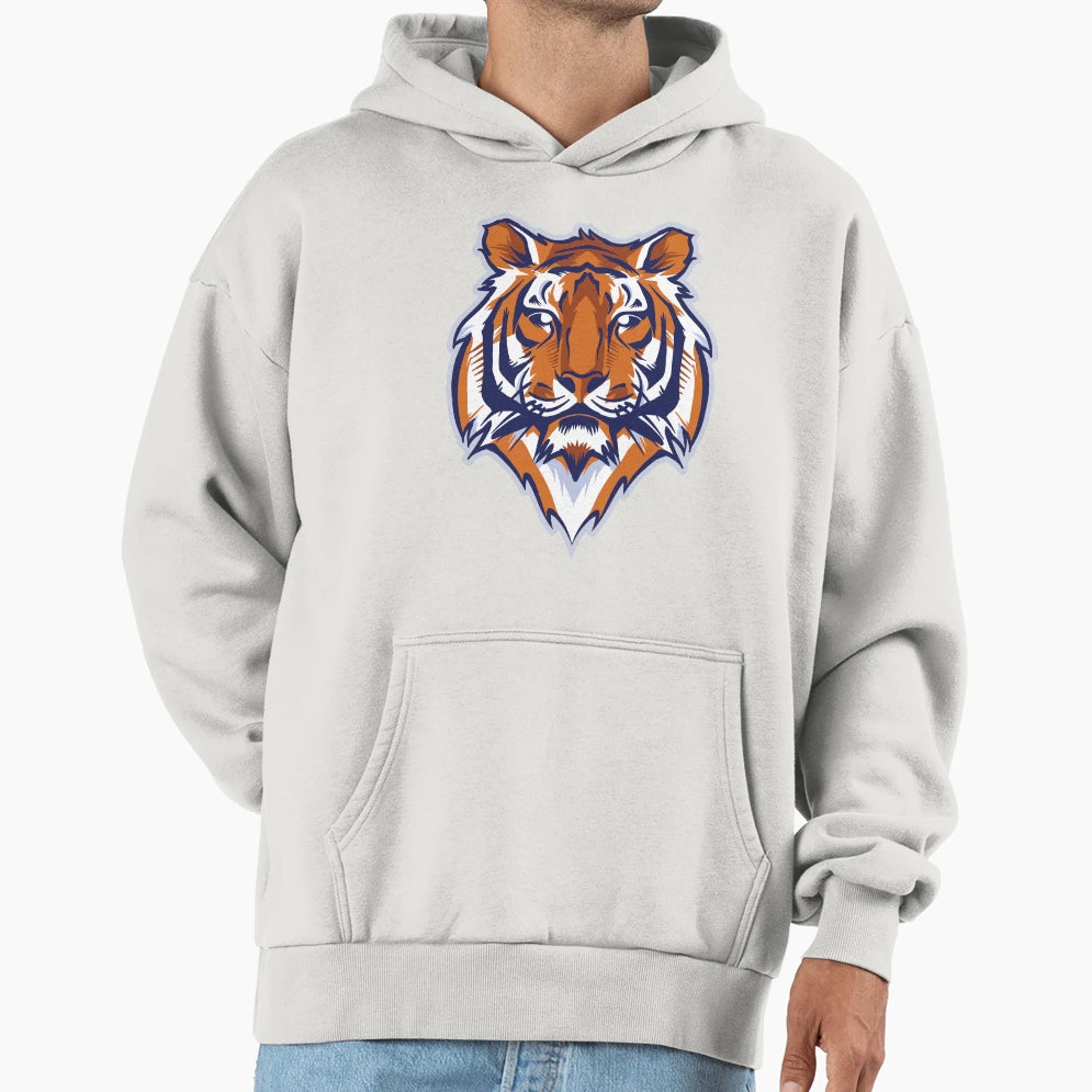 Tiger Head Hoodie - Unique Graphic Men Women - T-Shirt, Sweatshirt, Hoodie