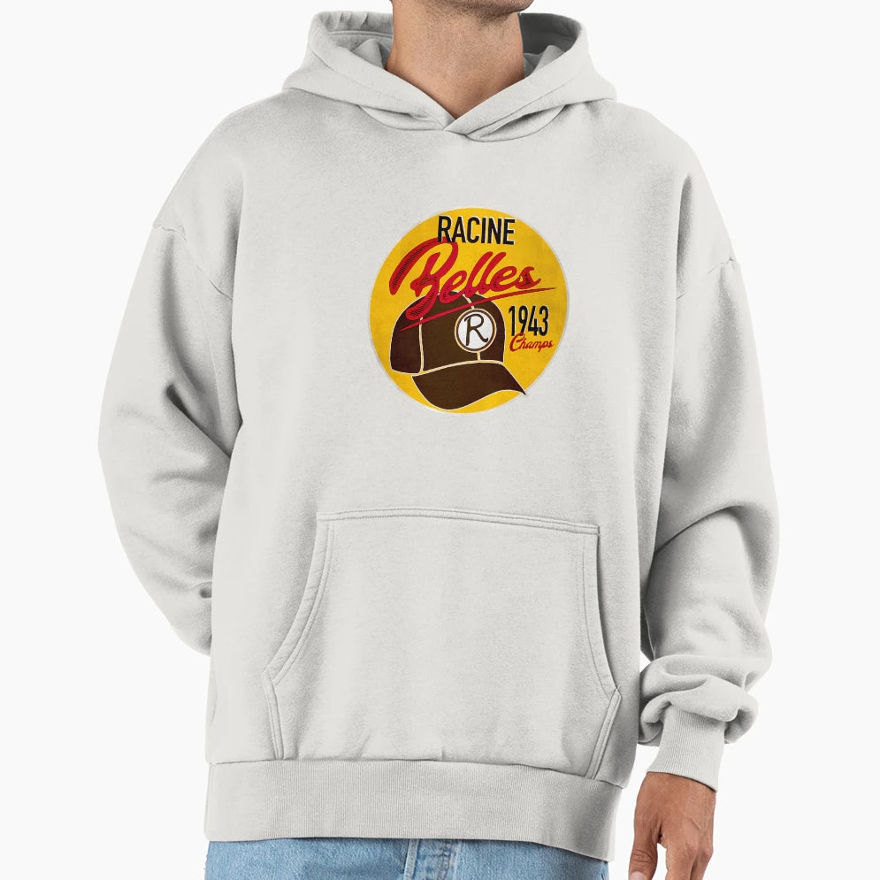Racine Belles 1943 League Champions Hoodie - Trendy Graphic for Adults - T-Shirt, Sweatshirt, Hoodie