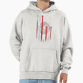 American Flag Baseball Flag Hoodie - Fun Novelty Design Men Women - T-Shirt, Sweatshirt, Hoodie