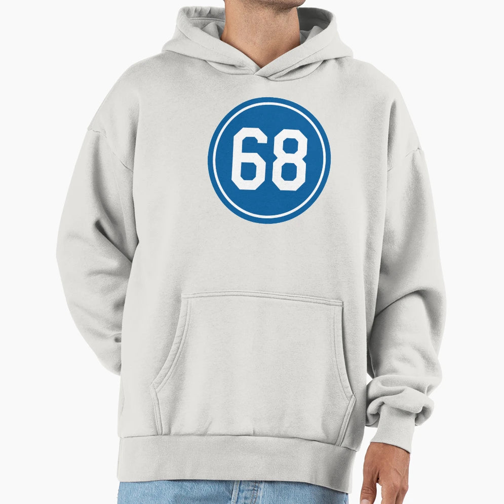 Ross Stripling 68 Jersey Number Hoodie - Unique Graphic for Adults - T-Shirt, Sweatshirt, Hoodie