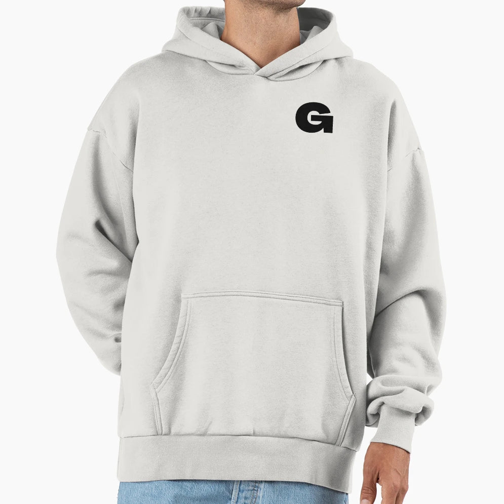 Bold Monogram Letter G Hoodie - Casual Everyday Wear Men Women - T-Shirt, Sweatshirt, Hoodie