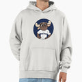 Baseball Team Moose Hoodie - Casual Everyday Wear Men Women - T-Shirt, Sweatshirt, Hoodie