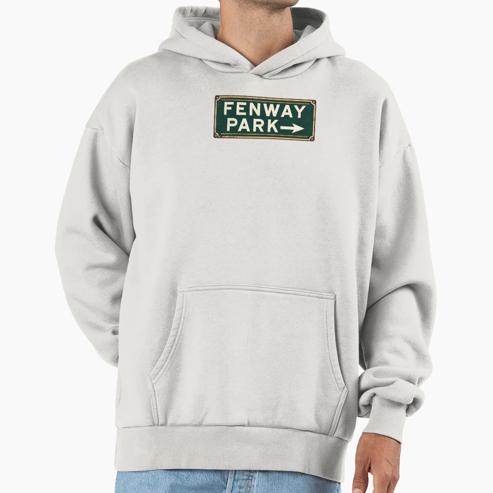 Fenway Park Sign Hoodie - Aesthetic Graphic Men Women - T-Shirt, Sweatshirt, Hoodie