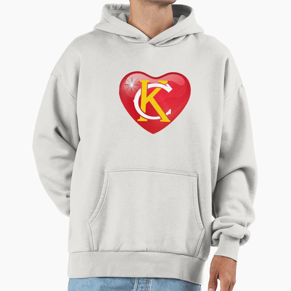 I Love Kansas Cit Hoodie - Minimalist Print Men Women - T-Shirt, Sweatshirt, Hoodie