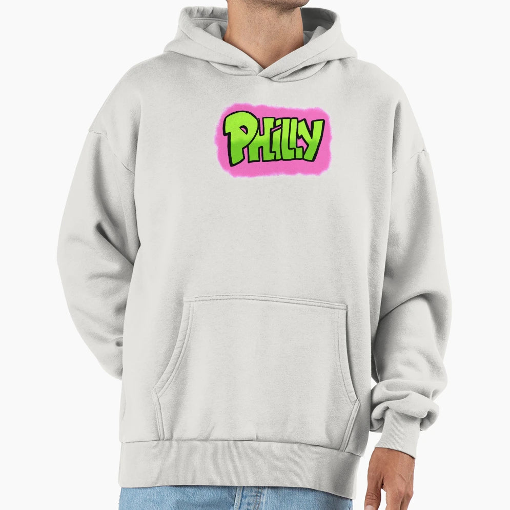 Philly Doodle Hoodie - Fun Novelty Design for Adults - T-Shirt, Sweatshirt, Hoodie