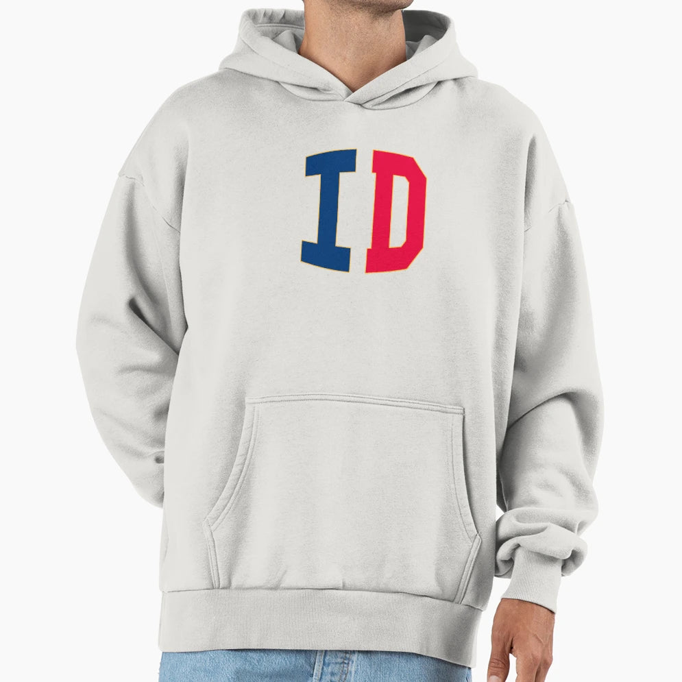 Idaho State Abbreviation Hoodie - Minimalist Print for Adults - T-Shirt, Sweatshirt, Hoodie