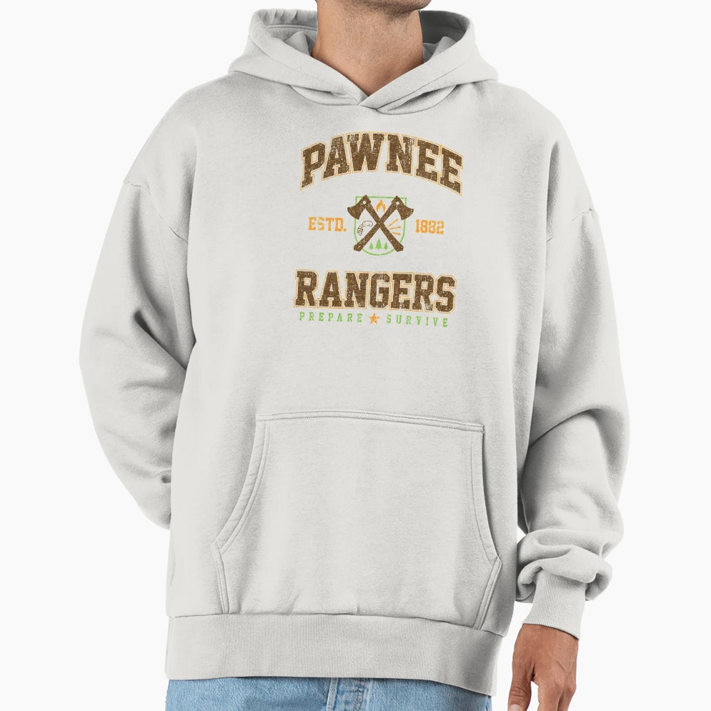 Pawnee Rangers Variant Hoodie - Custom Art Print Unisex - T-Shirt, Sweatshirt, Hoodie