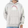 Baseball Art Sports Ball Texture Hoodie - Graphic Print for Adults - T-Shirt, Sweatshirt, Hoodie