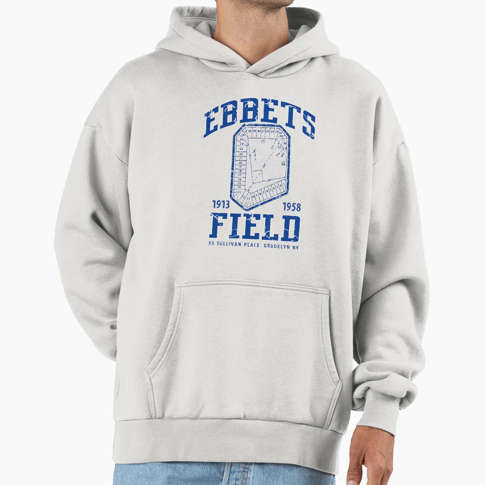 Ebbets Field Hoodie - Trendy Graphic for Adults - T-Shirt, Sweatshirt, Hoodie