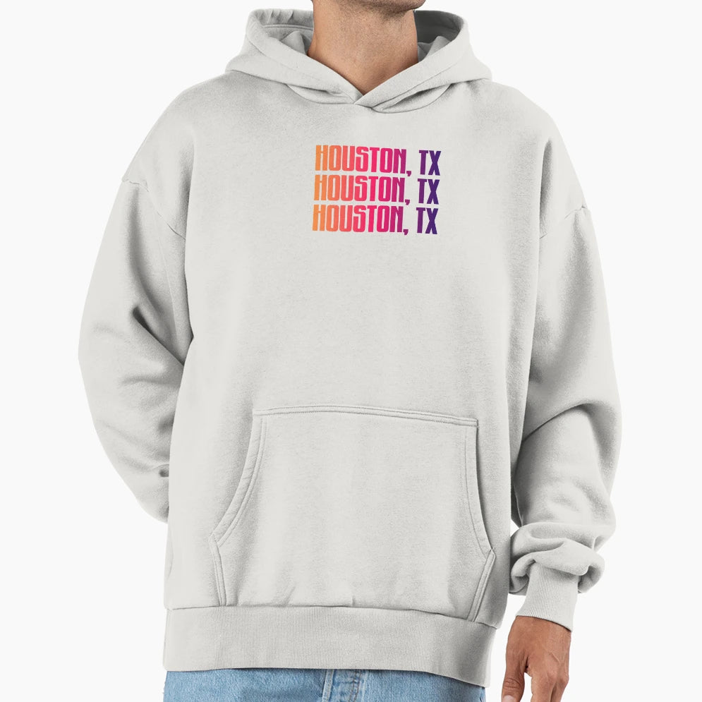 Houston Tx Hoodie - Aesthetic Graphic for Adults - T-Shirt, Sweatshirt, Hoodie