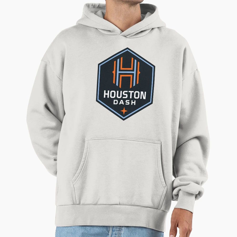 Houston Logo Dash Logo Hoodie - Custom Art Print Men Women - T-Shirt, Sweatshirt, Hoodie