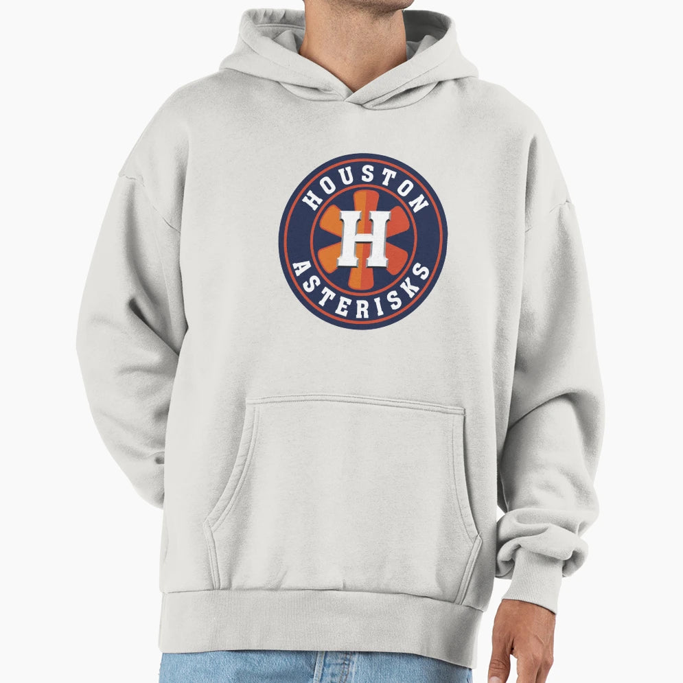 Houston Asterisks Parody Baseball Logo Hoodie - Unique Graphic Unisex - T-Shirt, Sweatshirt, Hoodie
