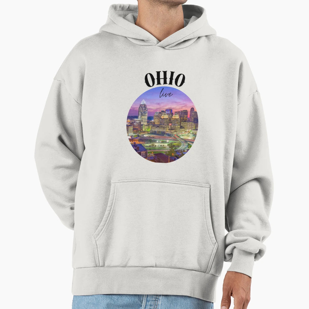 Ohio Hoodie - Minimalist Print Men Women - T-Shirt, Sweatshirt, Hoodie