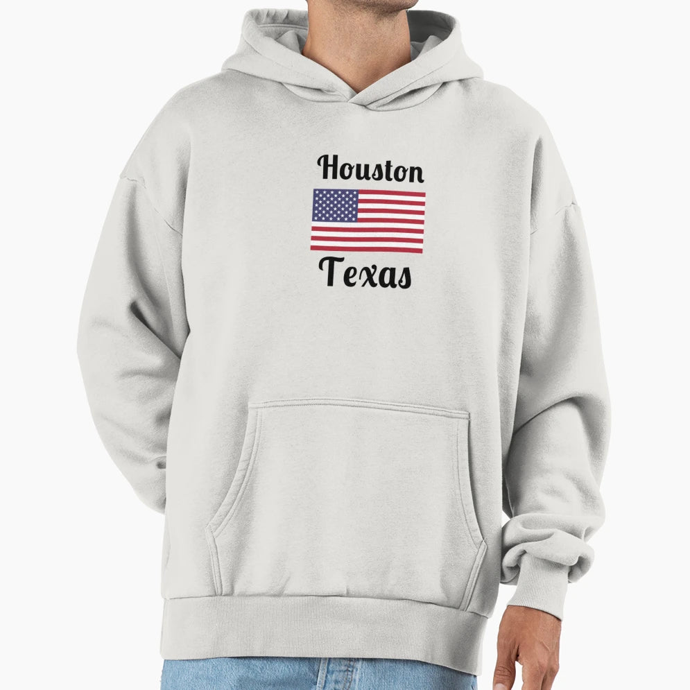 Houston Texas Hoodie - Fun Novelty Design Men Women - T-Shirt, Sweatshirt, Hoodie