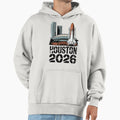 Houston 2026 Space Shuttle Football V12 T-Shirt - Aesthetic Graphic Unisex - T-Shirt, Sweatshirt, Hoodie