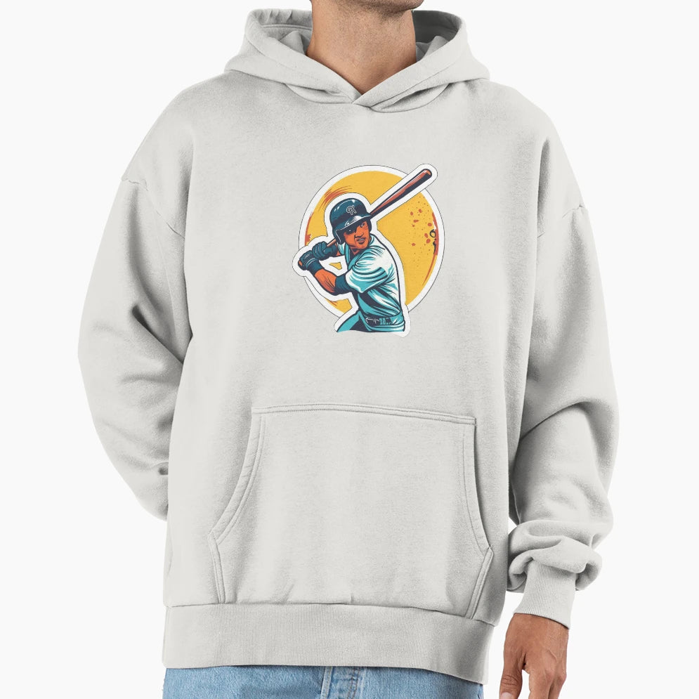 Baseball Charm Hoodie - Aesthetic Graphic for Adults - T-Shirt, Sweatshirt, Hoodie