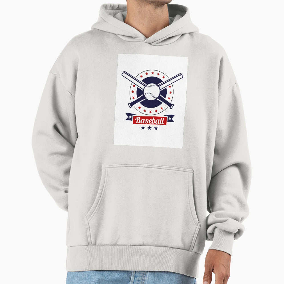 Baseball Hoodie - Trendy Graphic Men Women - T-Shirt, Sweatshirt, Hoodie