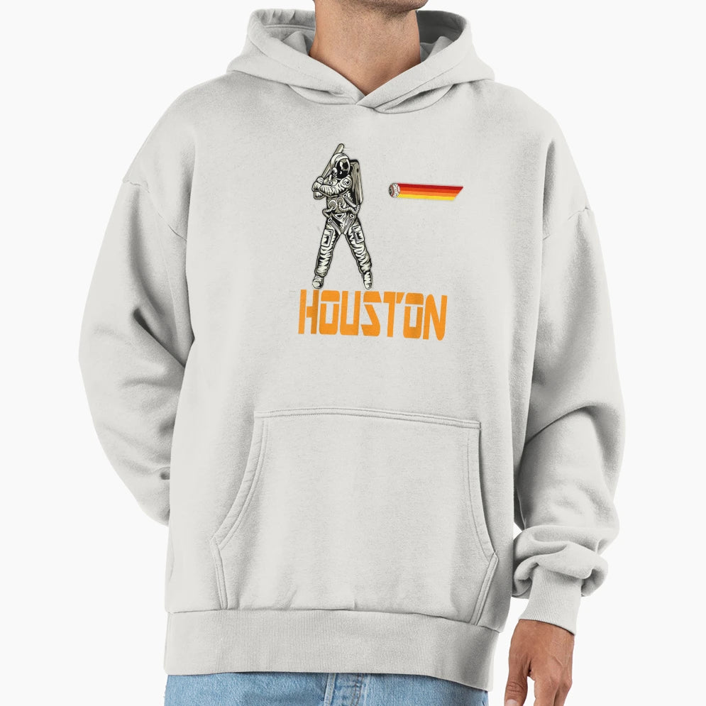 Houston Baseball Hoodie - Custom Art Print for Adults - T-Shirt, Sweatshirt, Hoodie