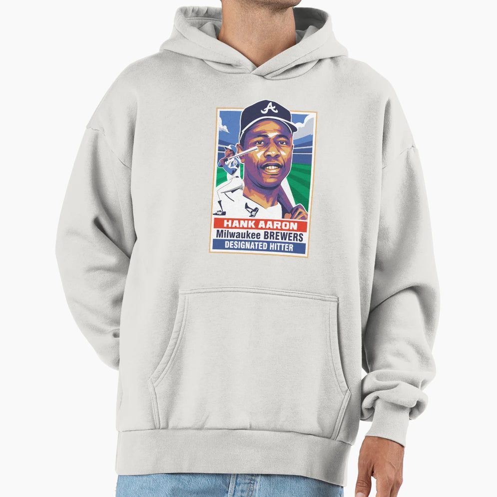 Hank Aaron Hoodie - Streetwear Style Unisex - T-Shirt, Sweatshirt, Hoodie