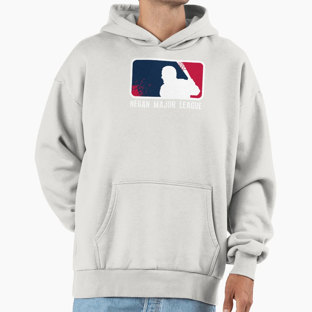 Negan Major League Hoodie - Graphic Print for Adults - T-Shirt, Sweatshirt, Hoodie