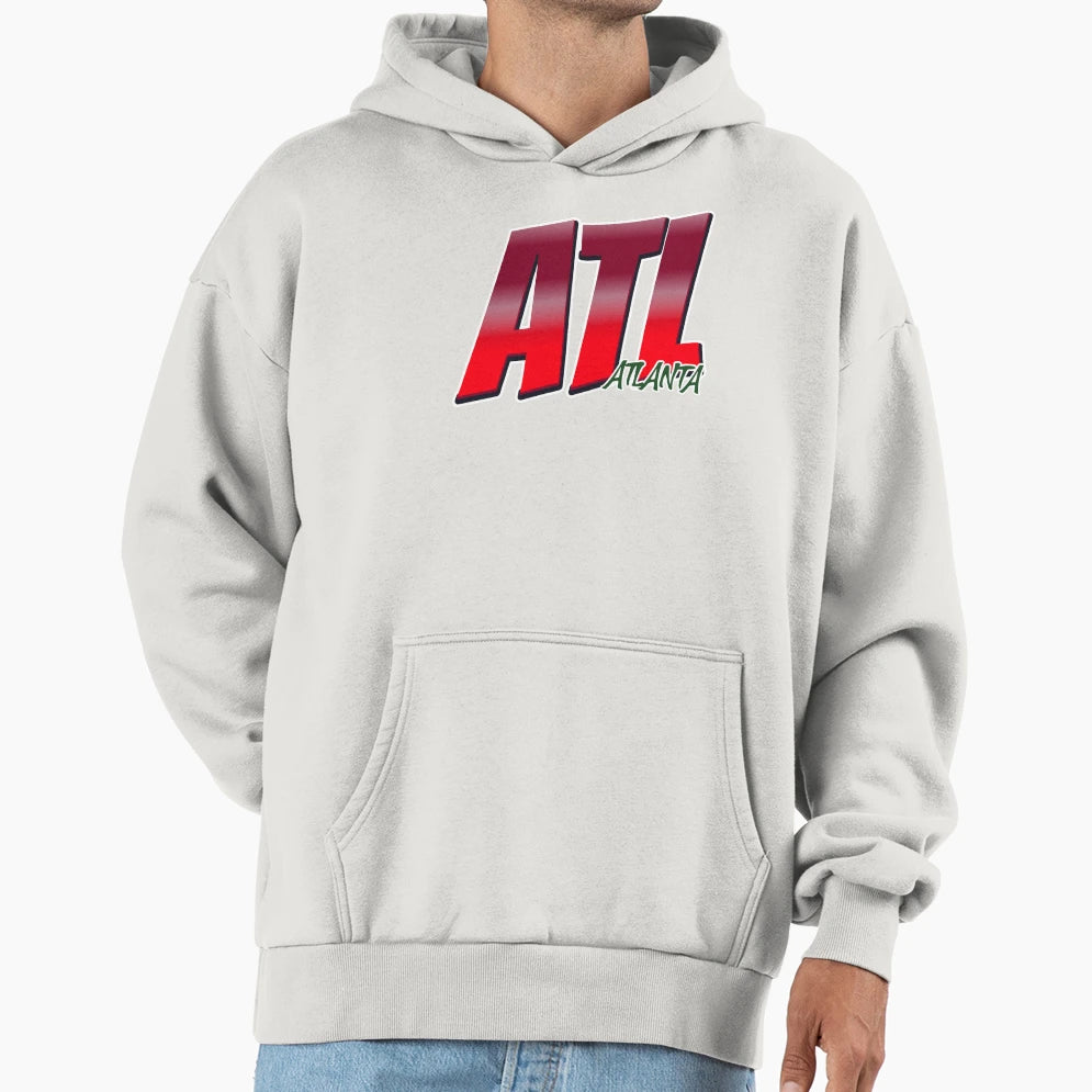 Atl Atlanta Iata Airport Code Hoodie - Unique Graphic Unisex - T-Shirt, Sweatshirt, Hoodie