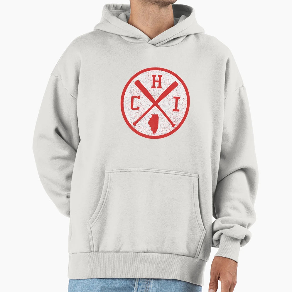 Chicago Baseball Fan Cub Gift Hoodie - Trendy Graphic Men Women - T-Shirt, Sweatshirt, Hoodie