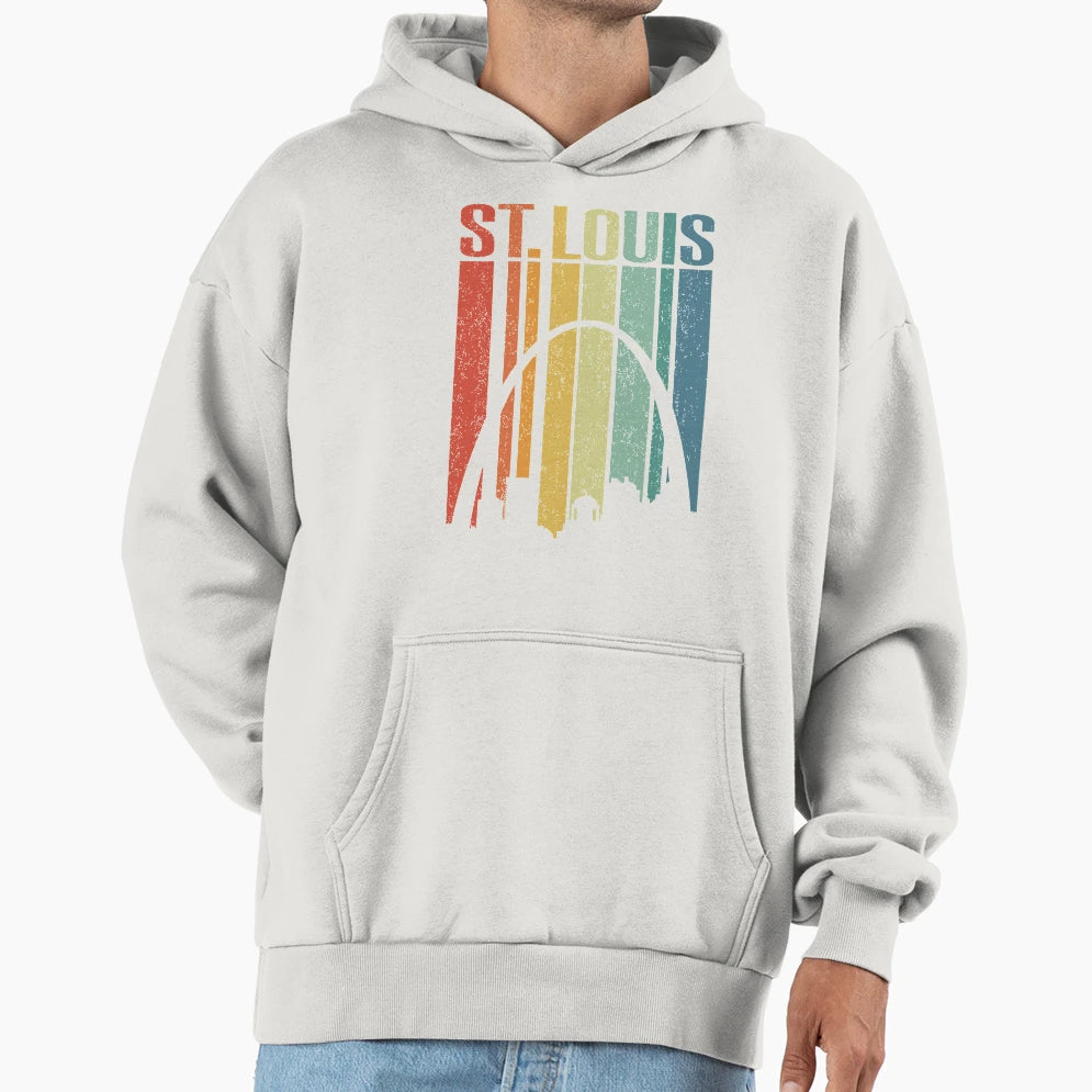 St Louis Arch Stl Pride Hoodie - Graphic Print Men Women - T-Shirt, Sweatshirt, Hoodie