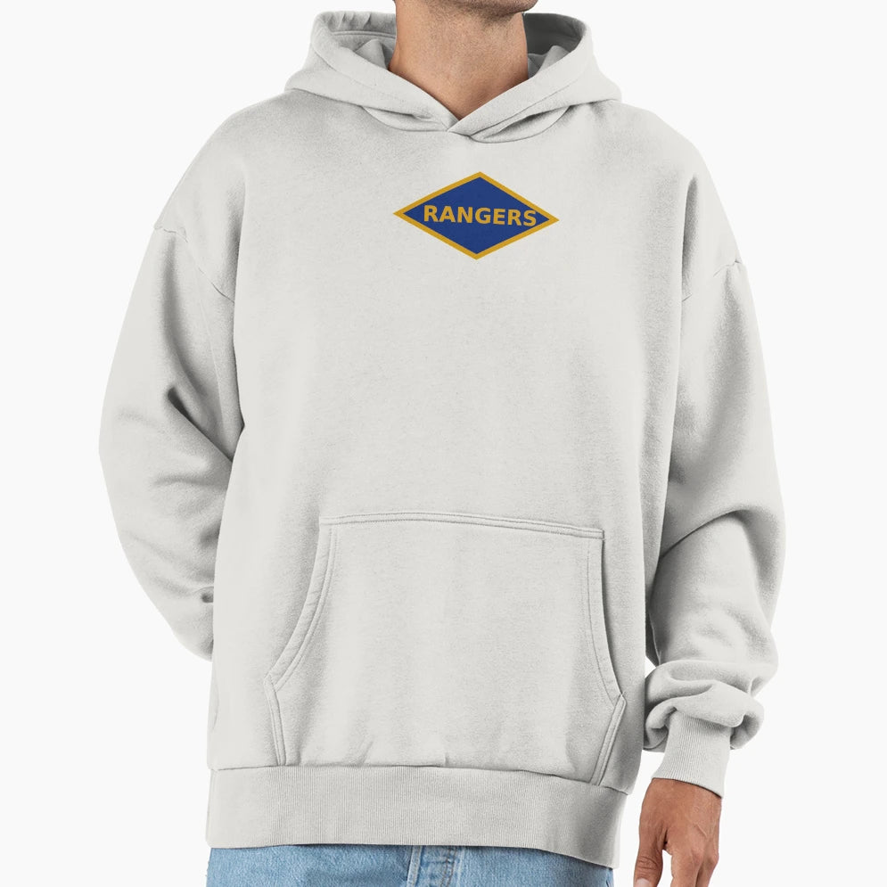 Ww2 Ranger Patch Hoodie - Custom Art Print Men Women - T-Shirt, Sweatshirt, Hoodie