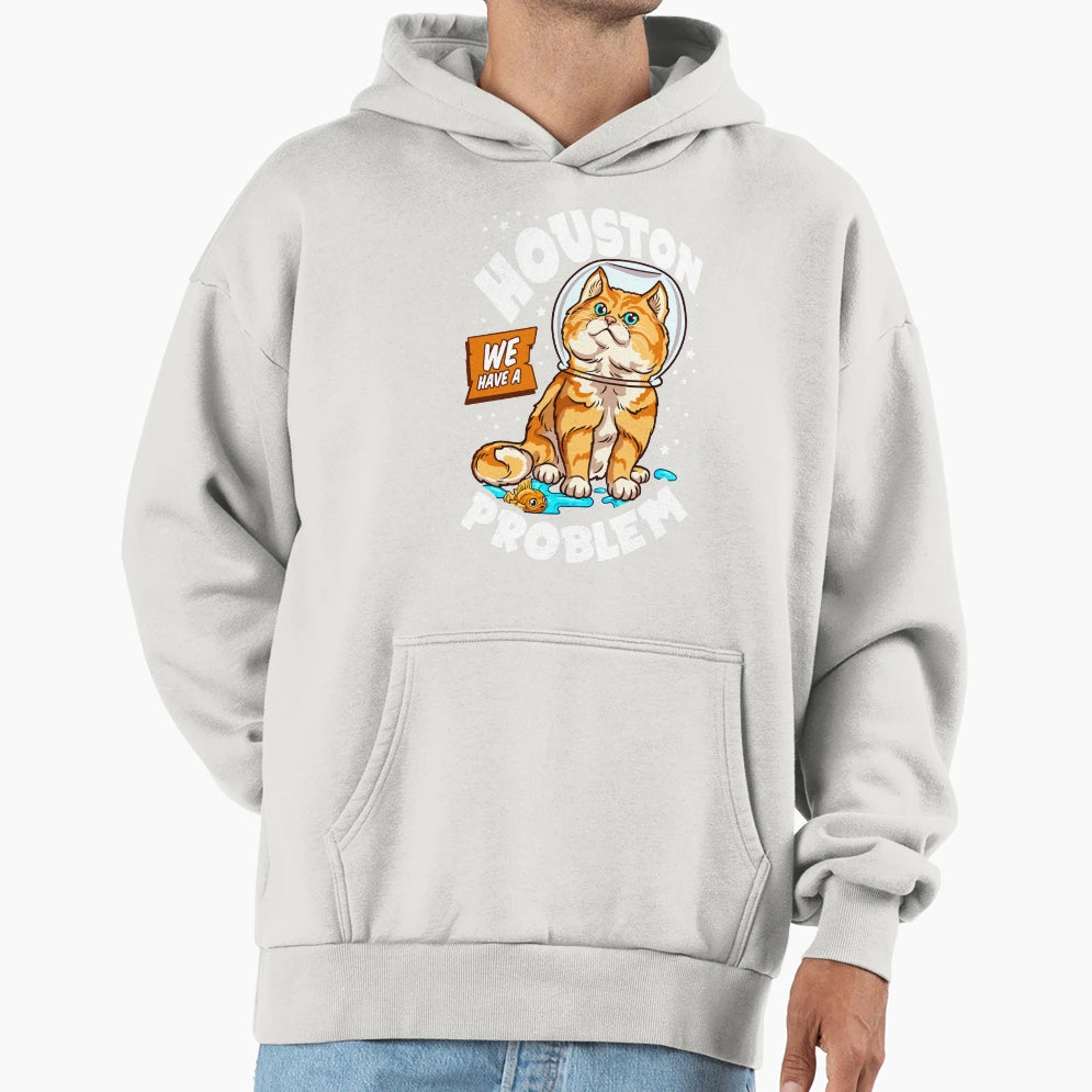 Funny Space Astronaut Cat Gifts Cats Hoodie - Unique Graphic for Adults - T-Shirt, Sweatshirt, Hoodie