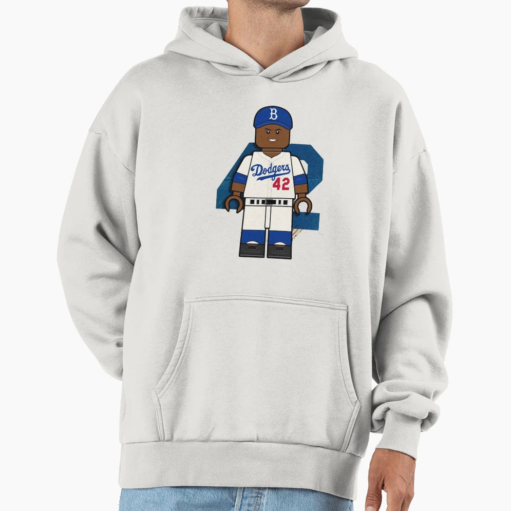 Jackie Robinson Hoodie - Graphic Print Men Women - T-Shirt, Sweatshirt, Hoodie