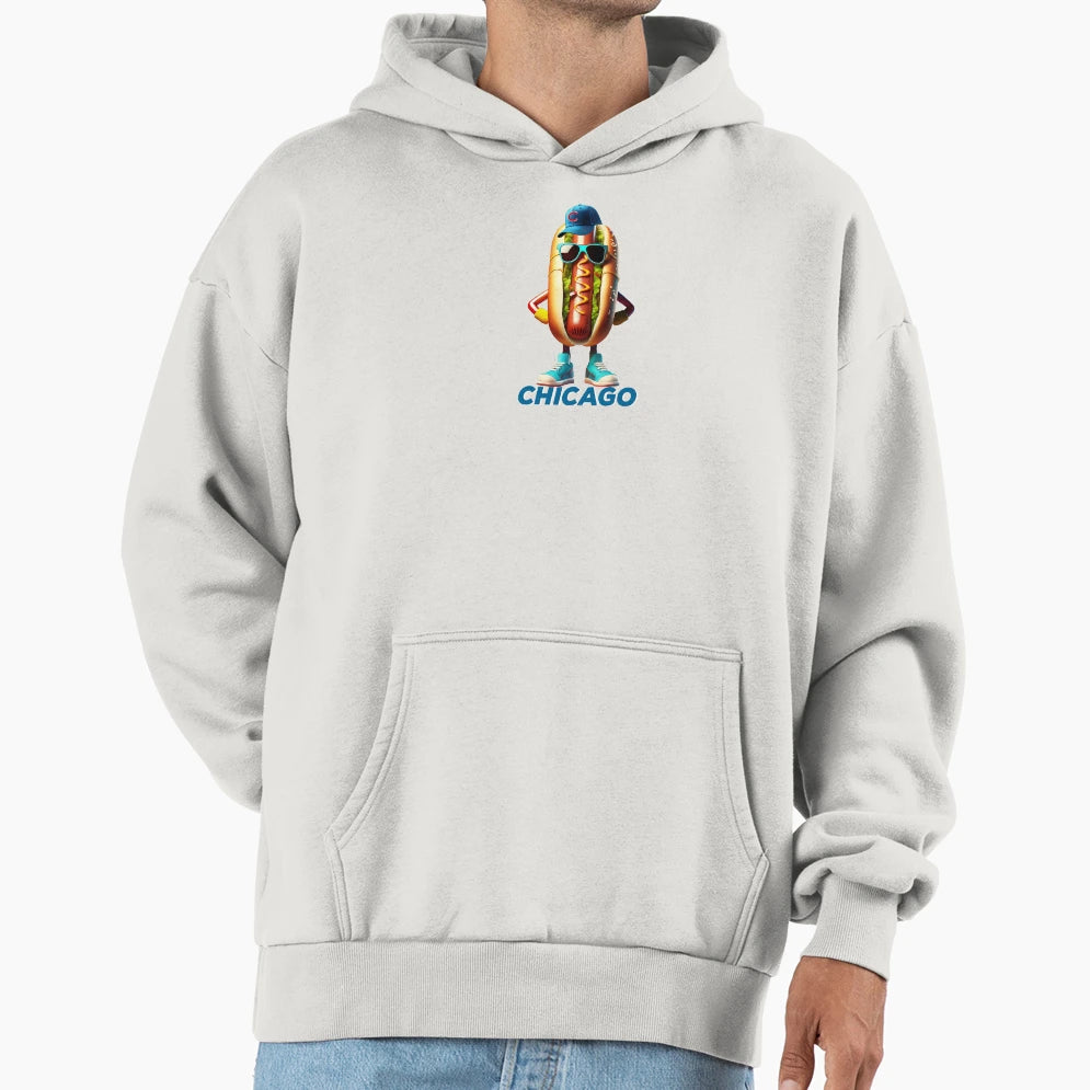 Chicago Hoodie - Casual Everyday Wear Men Women - T-Shirt, Sweatshirt, Hoodie