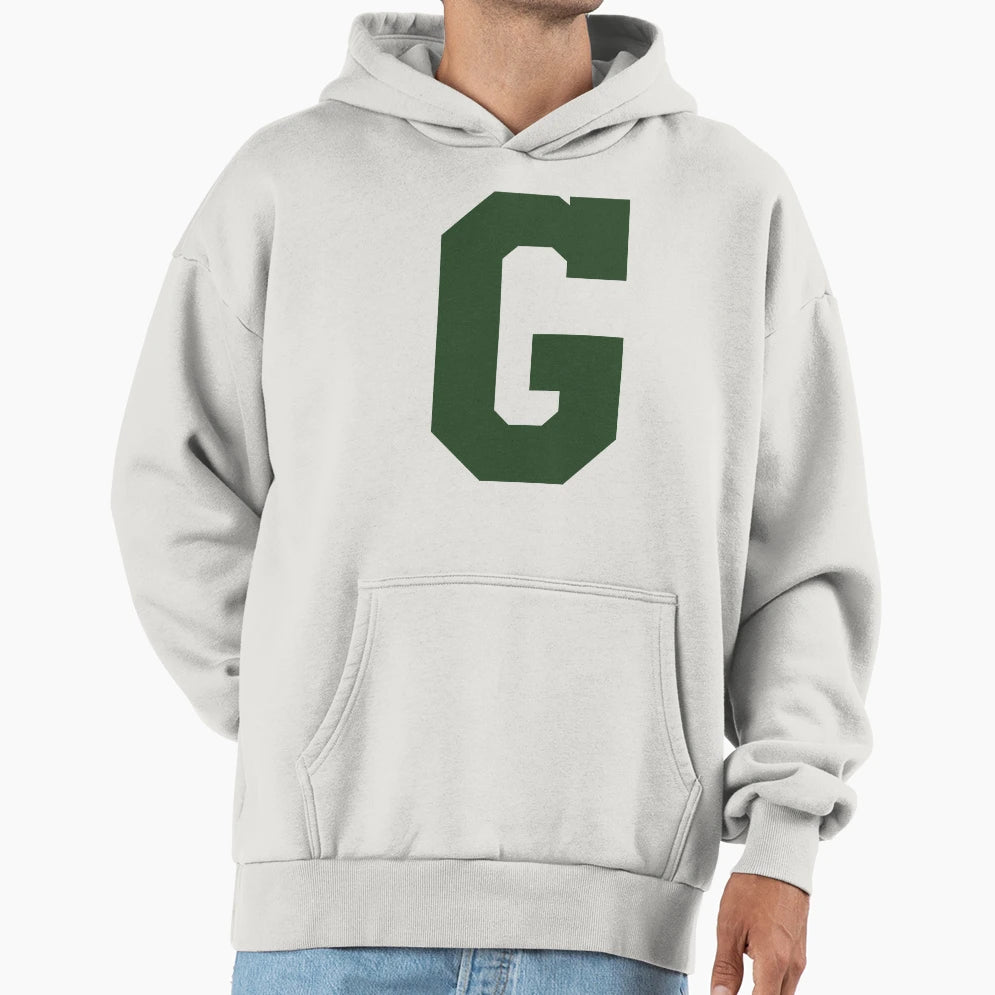 Alphabet Green G Sports Letter G Hoodie - Streetwear Style Men Women - T-Shirt, Sweatshirt, Hoodie