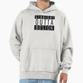 Straight Outta Boston Massachusetts Hoodie - Casual Everyday Wear Men Women - T-Shirt, Sweatshirt, Hoodie