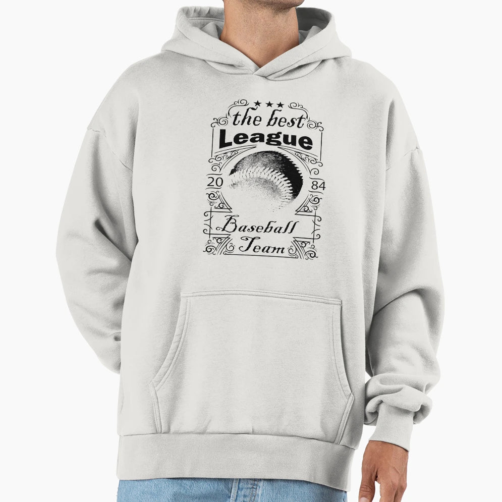 Best League Basball Team Hoodie - Custom Art Print Men Women - T-Shirt, Sweatshirt, Hoodie